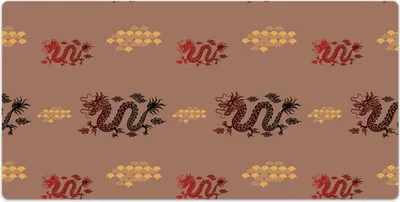 Produktbild von Laptop Schreibtischmatte - Mauspad - 120x60 cm - Tischunterlage - Asiatisches Drachenmuster