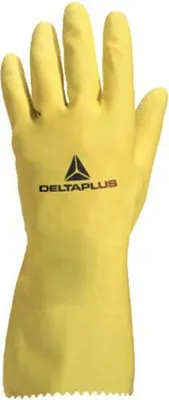 Image de Gant Ménage Latex Jaune Protection Mains Latex Naturel - Delta Plus