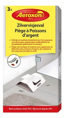 Produktbild von Aeroxon Ungeziefer-Köderfalle, Käferfalle, 0,5 Jahr(e), Weiß, Box, 3 Stück(e)