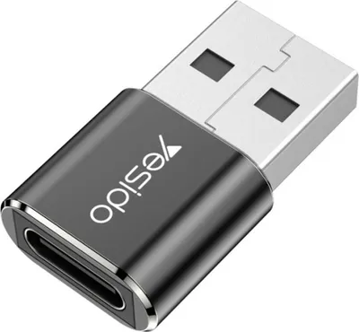 Zdjęcie produktu dla Adapter Yesido USB-C do USB-A OTG do przesyłania danych/ładowania
