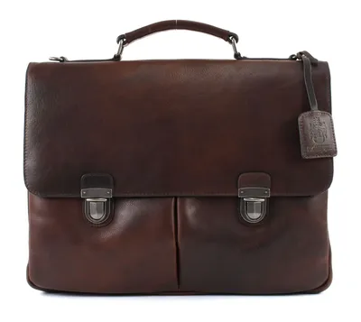 Produktbild von LEONHARD HEYDEN Aktentasche Businesstasche mit Laptopfach Roma Briefcase 3 Compartments Brown braun