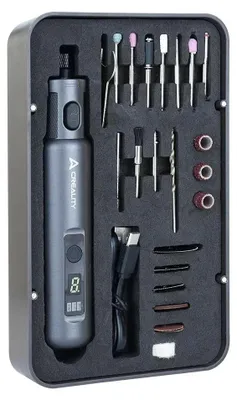 Image de Jeu d'outils rotatifs, sans fil, vitesse réglable, jeu d'outils