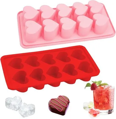 Produktbild von Silikonische Eiswürfel - 2 Stück, BPA-frei, Ideal für Cocktails, Whisky und Getränke, Perfekt für Feierlichkeiten