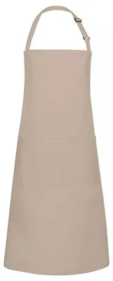 Produktbild von Karlowsky - Latzschürze "Basic", Tasche LT6110 (Einheitsgröße) (Sand)