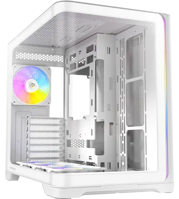 Produktbild von Antec C5 Curve Argb Midi-Tower-Gehäuse (weiß | 2x USB-A | 1x USB-C | gehärtetes Glas)