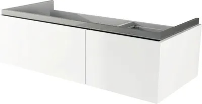 Obrázok produktu pre Kúpeľňová skrinka pod umývadlo Baden Haus Avril 100x45x30 cm biela