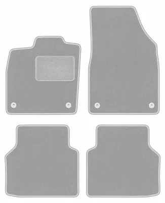 Immagine prodotto di Tappetini in moquette per Audi Q4 2021-2022 (e-tron) – set 4 pezzi, grigi, su misura – Wielganizator OSLO