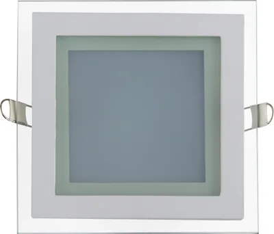 Produktbild von 12w LED Panel mit Glas rahmen Einbaustrahler Deckenleuchte Einbauleuchte Eckig Kaltweiß