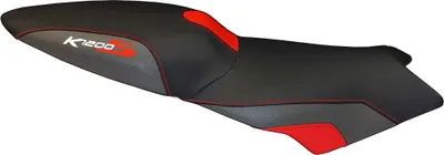 Image de Housse de siège Lariano Special Color spécifique 5RDG avec logo pour BMW k 1300 s