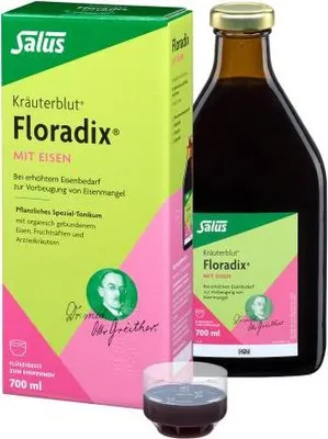 Zdjęcie produktu dla Salus Kräuterblut Floradix z żelazem, płyn doustny 700 ml