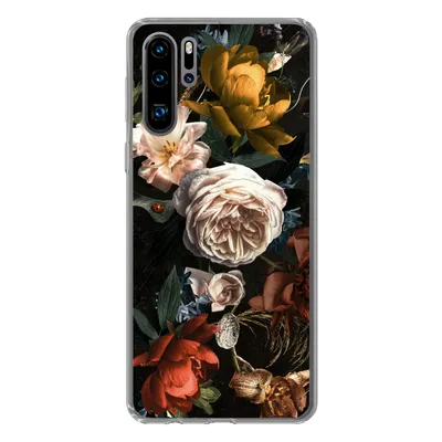 Produktbild von MuchoWow® Handyhülle Schutzhülle Hülle für Huawei P30 Pro Blumen - Natur - Muster Silikon Softcase Handy Hülle - Schutzdeckel