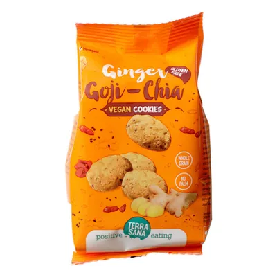 Image de Cookies végétaliens - Gingembre, Goji & Chia 150g