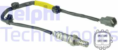 Produktbild von DELPHI Lambdasonde für TOYOTA Corolla Kombi (E11) vor-Kat Beheizt 541mm ES20530-12B1
