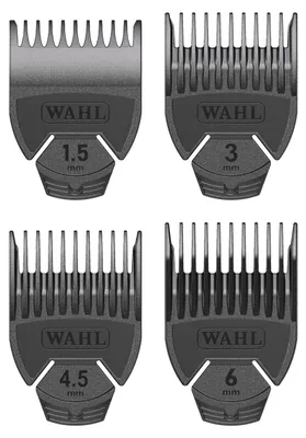 Produktbild von Wahl Kamm-Set für Trimmer, #0.5#1#1.5#2, 1.5-3 - 4.5-6mm