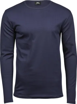 Imagen del producto de Camiseta de manga larga para hombre, confeccionada con tejido interlock de la marca Tee Jays