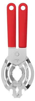 Immagine prodotto di Brabantia apriscatole multiuso, apribottiglie, apri snooze, apribottiglie, Rosso, 2,5 cm, 106583