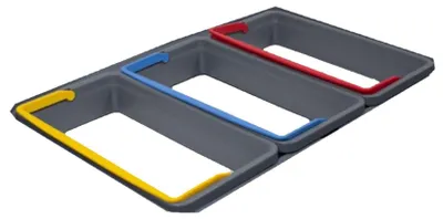 Produktbild von Di Protect Dreifach-Abfalltrennung 1 Stk., Dreifach-Abfalltrennung für TASKI Protect Trolley | Packung (1 Stück)
