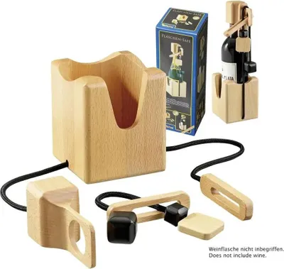 Produktbild von Philos Flaschenpuzzle aus Buchenholz (+)