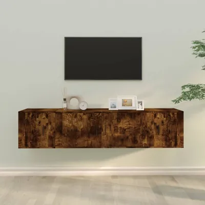 Produktbild von The Living Store 3-tlg. TV-Schrank-Set Räuchereiche Holzwerkstoff