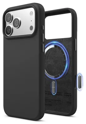 Produktbild von Elago MagSafe Silikon Case für iPhone 17 Pro Max - Schwarz