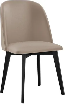 Immagine prodotto di Sedia da cucina imbottita AFTON 5 - nero / beige