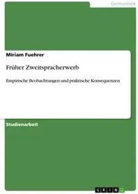 Produktbild von Früher Zweitspracherwerb