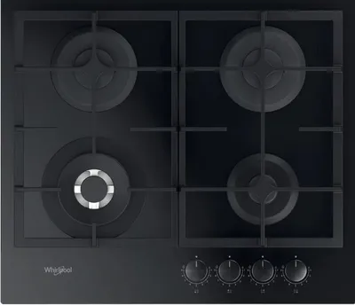 Obrázek produktu pro Whirlpool GOFL 629/NB1, Černá, Vestavěné, 59 cm, Plynový, 4 zóna/zón, 4 zóna/zón