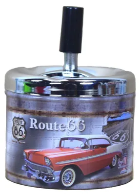 Produktbild von Oldtimer Drehaschenbecher ca.9,5 x 12cm Aschenbecher Windaschenbecher