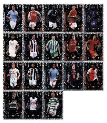 Immagine prodotto di Match Attax Champions League 2024/25 EXTRA - Figurine - Tutte le 18 figurine "Midfield Shield"