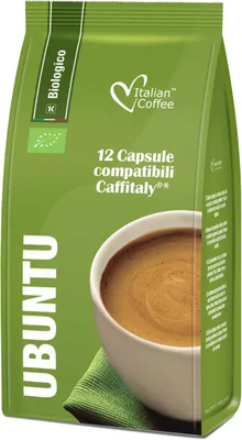 Zdjęcie produktu dla Ubuntu100% Arabica kapsułki do Tchibo Cafissimo - 12 kapsułek