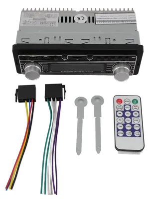 Zdjęcie produktu dla Radio samochodowe retro, 12V, Bluetooth 5.0, z portami USB, AUX i czytnikiem kart SD, radio FM, odtwarzacz MP3