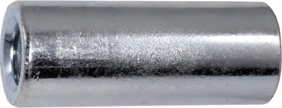 Produktbild von Gewindehülse Gewindemuffe rund ø M8x30mm Distanzhalter Langmutter verzinkt