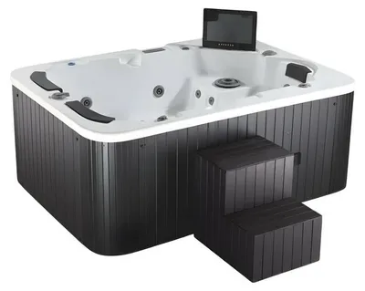 Productafbeelding van Whirlpoolbad, bubbelbad, hydromassagebad, spa-bad, 215x160 cm