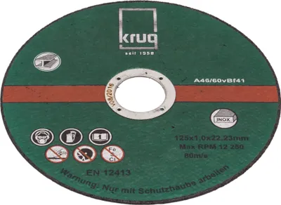 Produktbild von 50 Stück Trennscheibe Inox C 125x1.0 mm für Edelstahl Metal Blech Eisen
