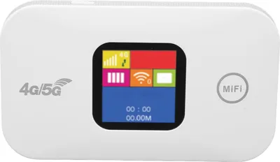 Zdjęcie produktu dla router 4G WiFi 150Mbps Gniazdo karty SIM Obsługa 10 użytkowników Kolorowy ekran LED 2100mAh Mobilny hotspot WiFi dla Azji 100?240V