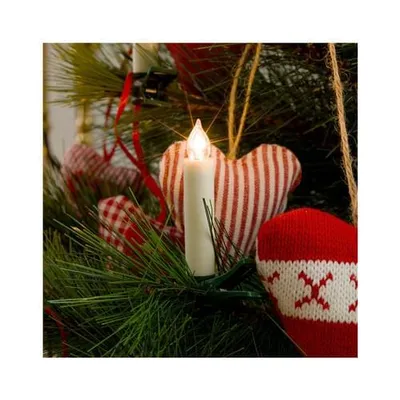 Immagine prodotto di Konstsmide Candele natalizie a LED confezione da 5 senza fili, estensione a set da 10