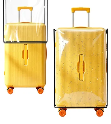 Obrázok produktu pre Priehľadný kufrík z PVC, 71 cm