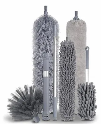 Produktbild von Famanu Teleskop-Staubwedel 8-teilig - Waschbar und bis 250 cm ausziehbar