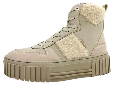 Image de Chaussures pour hommes s.Oliver, bottes, chaussures à lacets, bottes, couleur beige, style décontracté