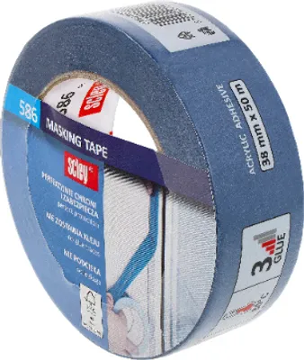 Produktbild von SCLEY Blaues Abdeckband 38 mm x 50 m Acryl 5905061104276