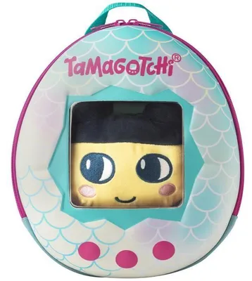 Obrázek produktu pro Batoh a plyšová hračka 3 v 1 Tamagotchi - BANDAI - 90779
