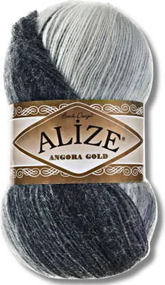 Productafbeelding van Alize 1x 100g Angora Gold Batik garen, met kleurverloop, geschikt voor haken en breien (1900)