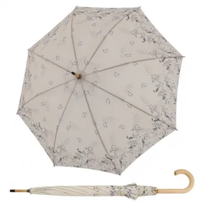 Zdjęcie produktu dla doppler stick parasol Nature Long AC Umbrella Eden beżowy