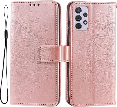 Produktbild von Hülle für Samsung Galaxy A73 5G Handyhülle Flip Case Cover Tasche Etui Mandala