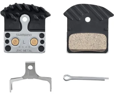Produktbild von SHIMANO Scheibenbremsbelag J04C-MF Sinter Stahlträger - starke Bremspower bei...