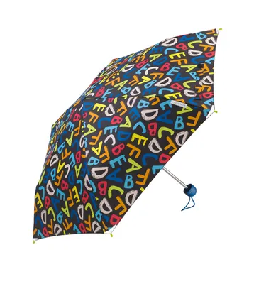Produktbild von Ergobrella Kinderregenschirm mit reflektierenden Ecken ABC