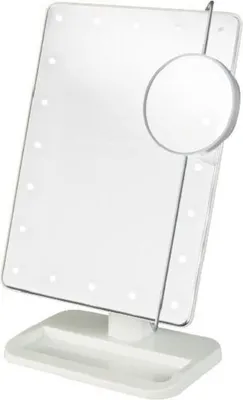 Obrázok produktu pre Kozmetické zrkadlo UNIQ Hollywood s 20 LED svetlami a 10-násobným zväčšením