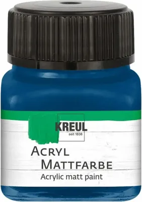 Produktbild von Kreul Acryl Mattfarbe dunkelblau 20 ml