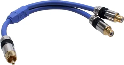 Immagine prodotto di InLine® 89924P Cavo Cinch-Y, PREMIUM, da 1x spina Cinch a 2x presa Cinch, 0,25 m
