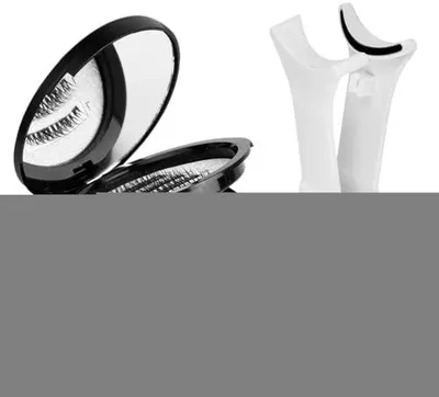 Produktbild von Magnetische Wimpern – 3D-Set für einen natürlichen Look | Wiederverwendbare Wimpernverlängerung ohne Kleber | Wasserdichte Magnetwimpern mit Applikator für Feiern